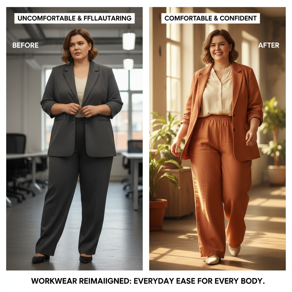 Discovering Stylish and Comfortable Plus Size Workwear for the Modern Professional