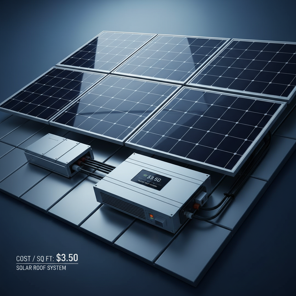 Understanding Solar Panel Roof Cost Per Square Foot for Your Home or Business Understanding Solar Panel Roof Cost Per Square Foot for Your Home or Business