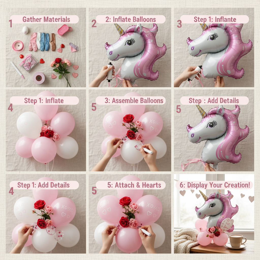 Express Your Love with a Magical Unicorn Valentine Balloon This Year
