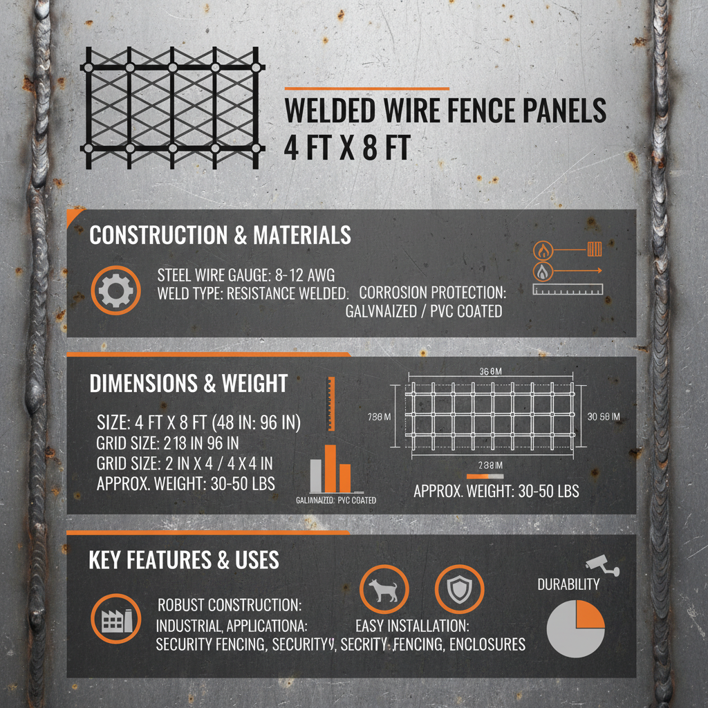 Comprehensive Guide to Durable 4 x 8 Welded Wire Fence Panels for Various Applications