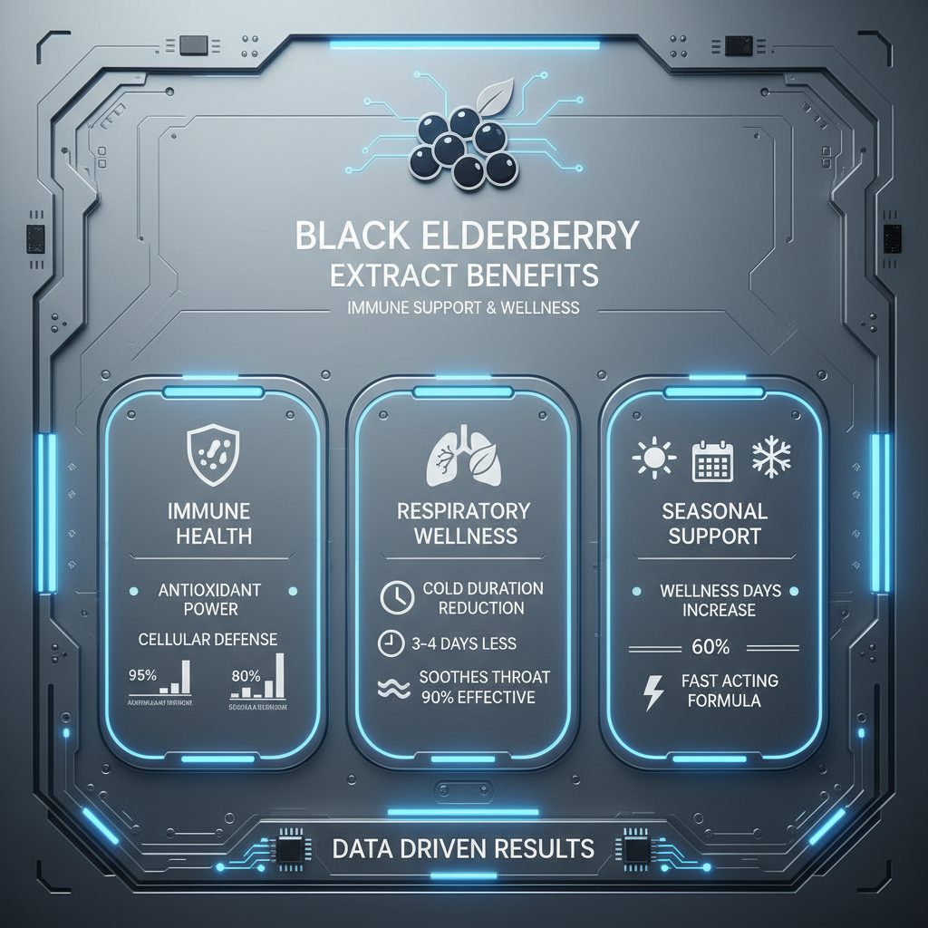 Unlock the Comprehensive Health Benefits of Black Elderberry Extract