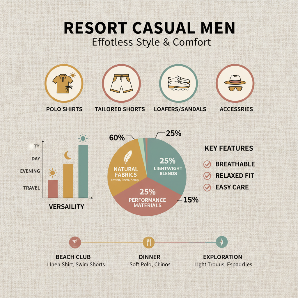 Elevate Your Vacation Style with Resort Casual Men's Fashion Elevate Your Vacation Style with Resort Casual Men's Fashion