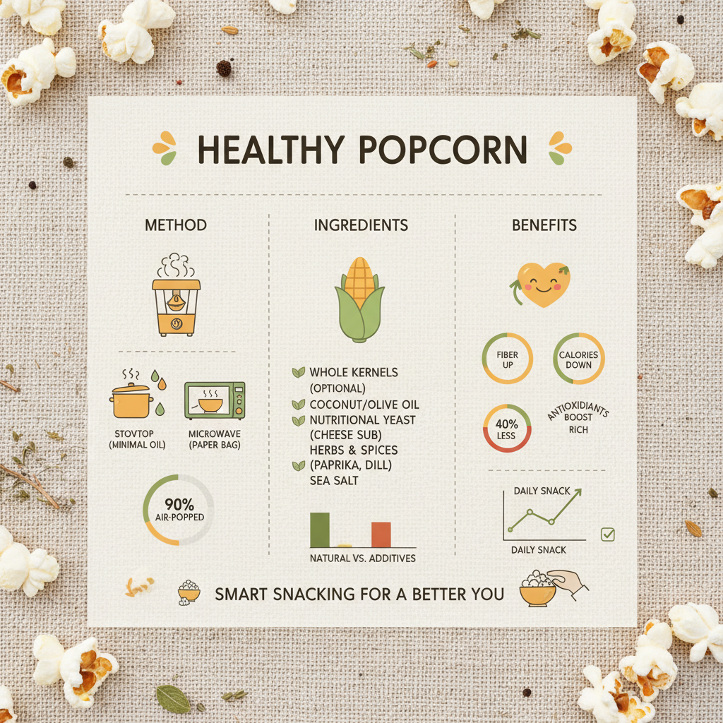 Discover a Healthy Way to Pop Popcorn for Delicious Guilt Free Snacking