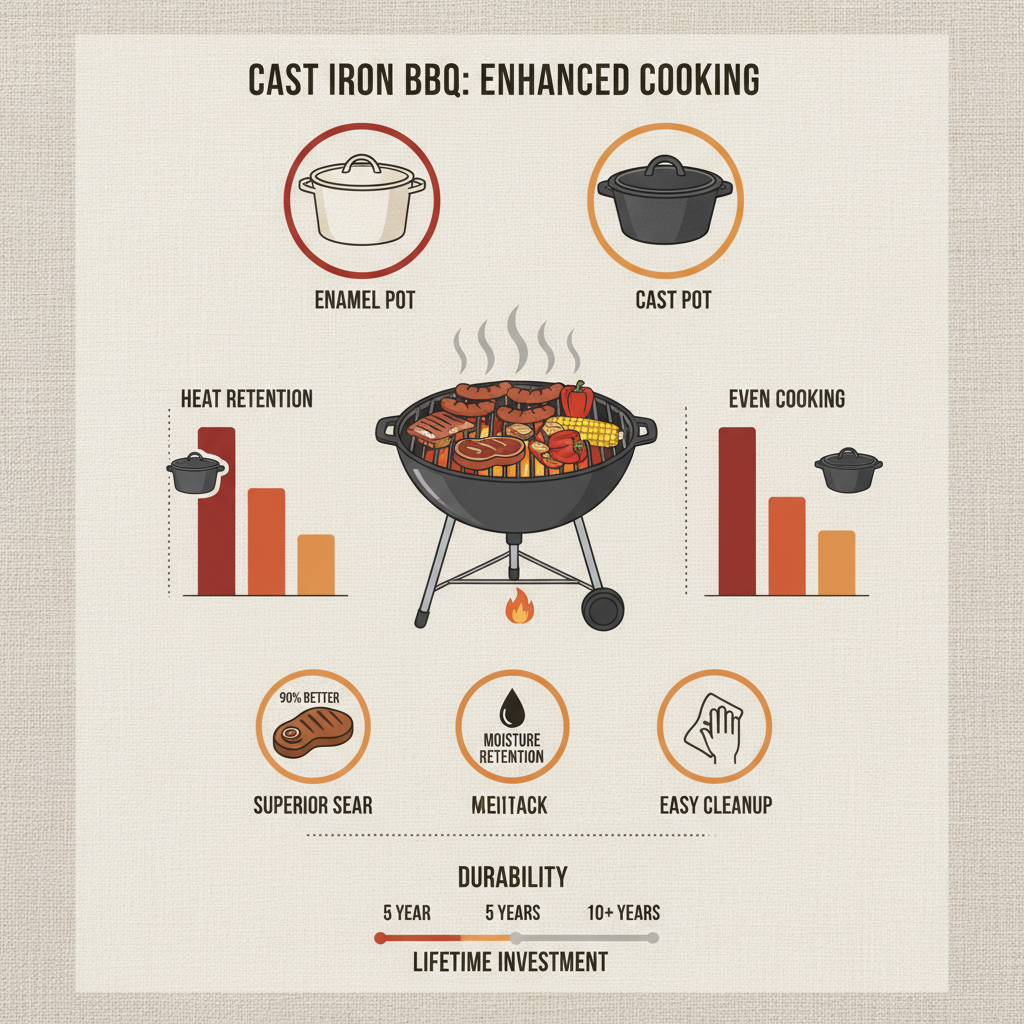 Elevate Your BBQ Experience with Durable Cast Iron Grates