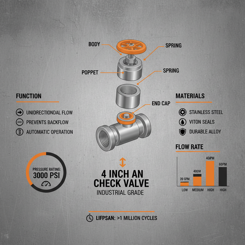 4an check valve