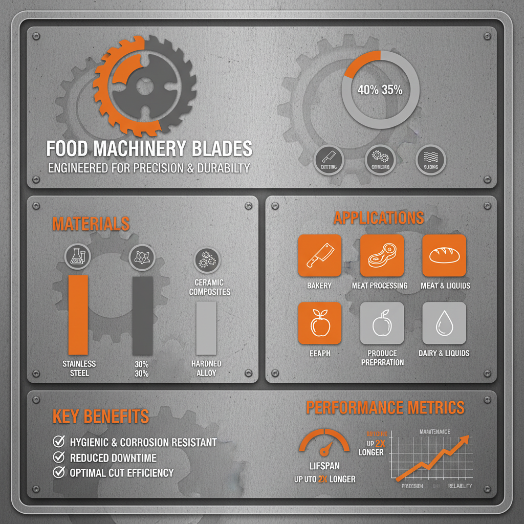 Optimizing Food Processing with the Right Food Machinery Blade Selection