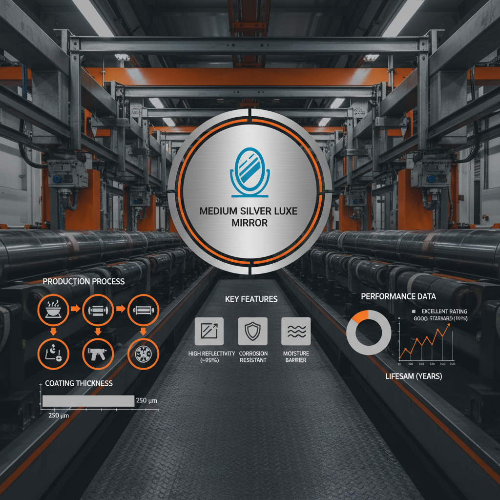 Enhance Your Space with a Stunning Medium Silver Luxe Mirror