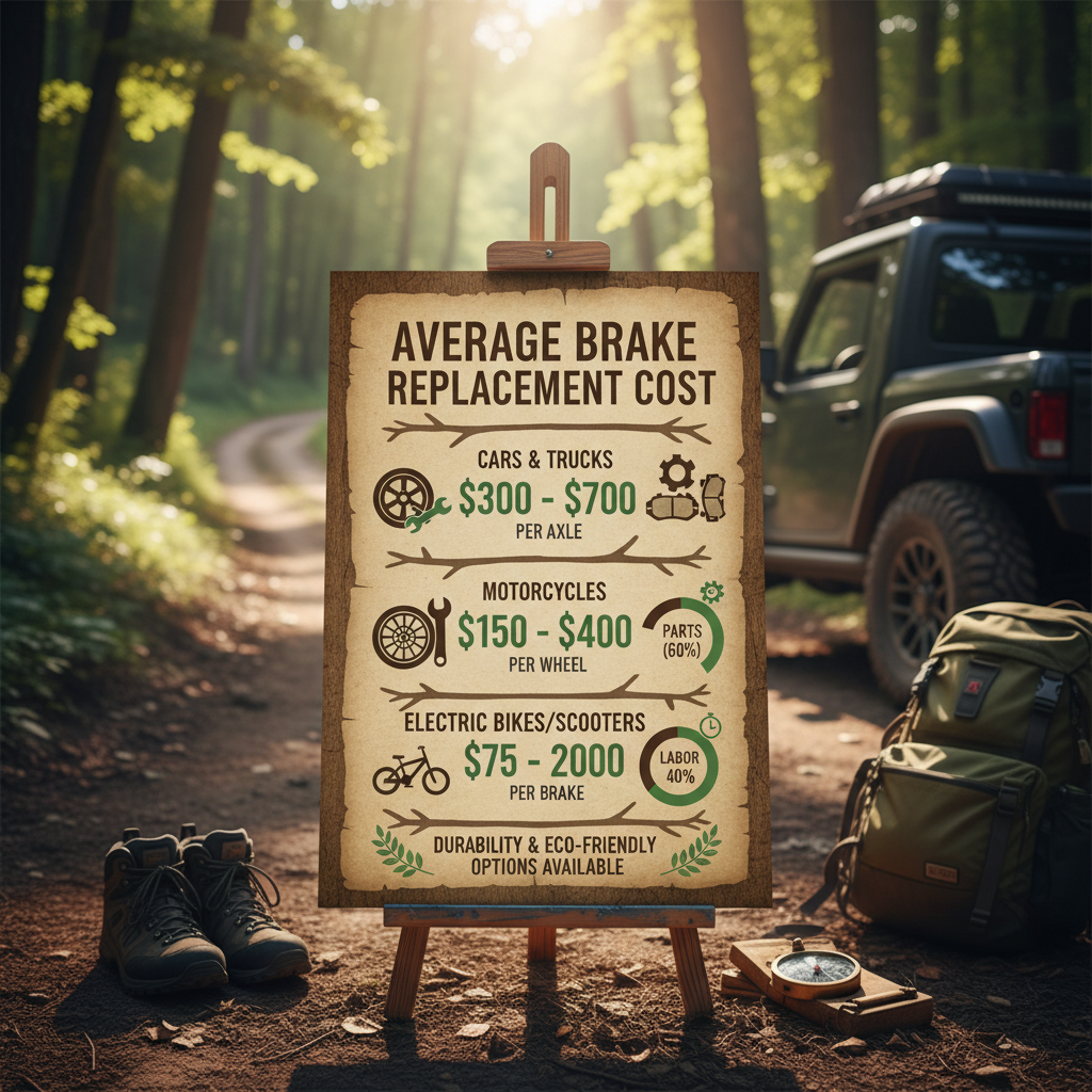 average price for brake replacement