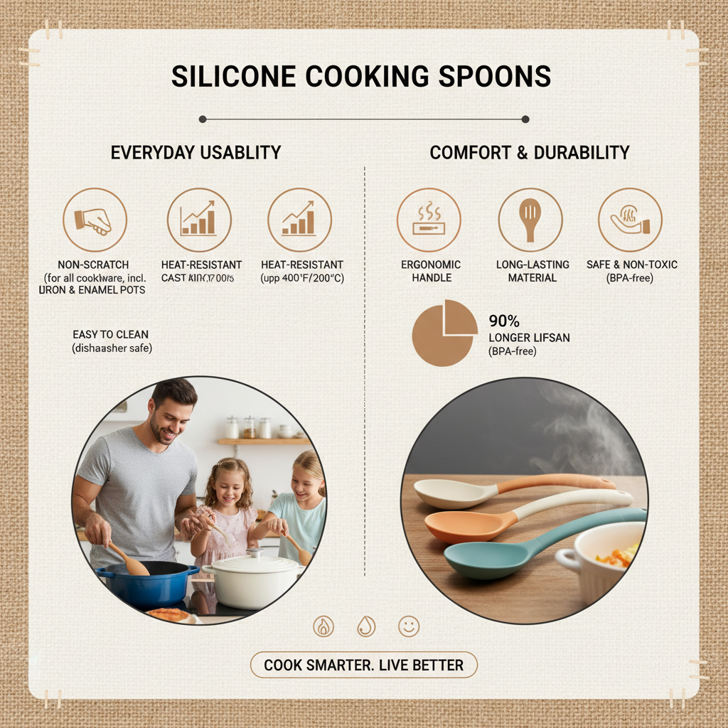 silicone spoon cooking