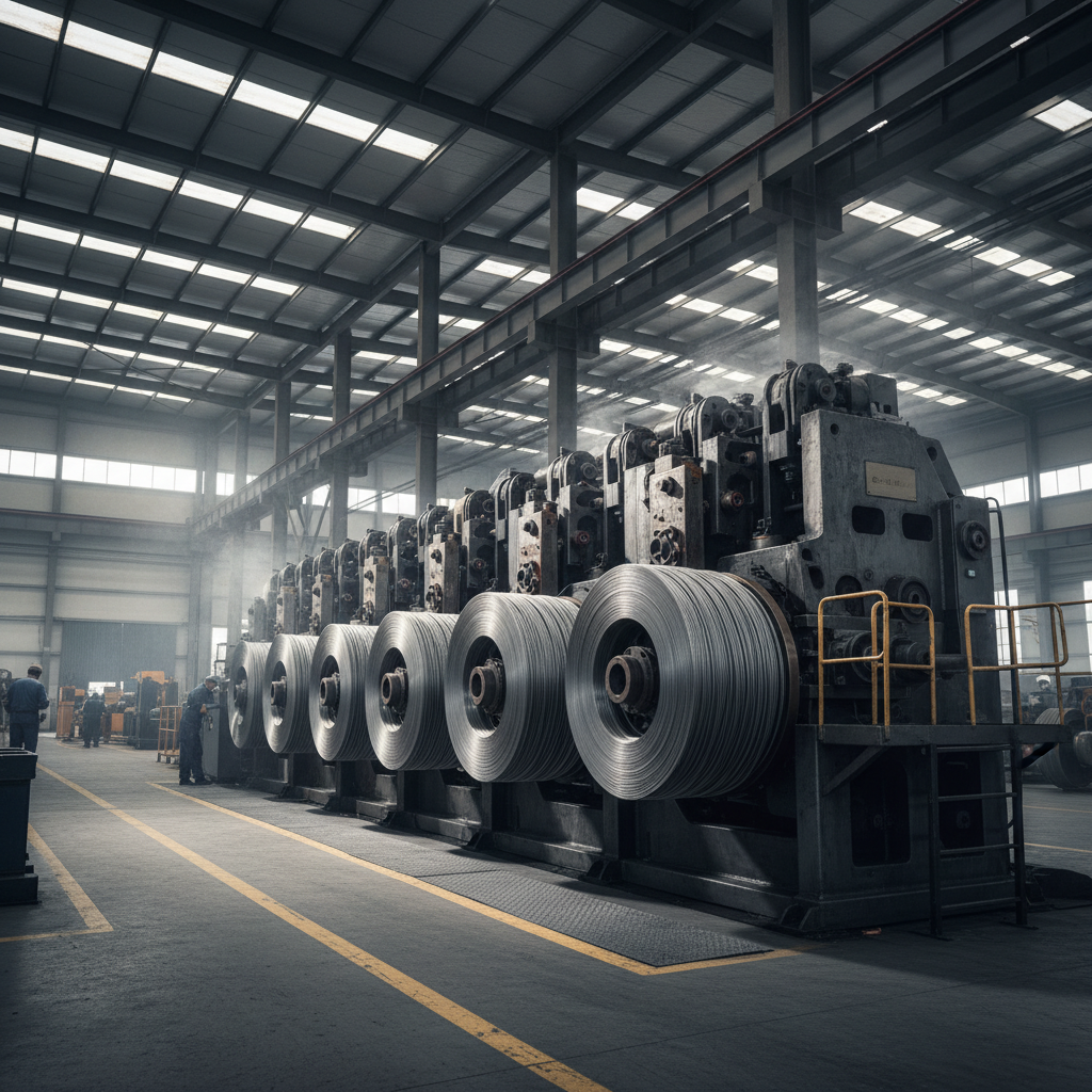 carbon steel wire drawing machine