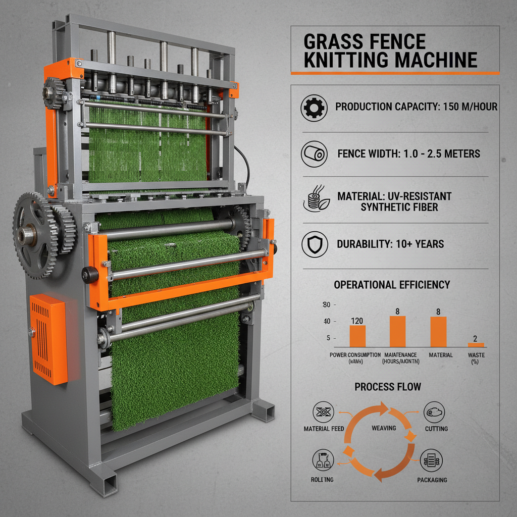 grass fence knitting machine