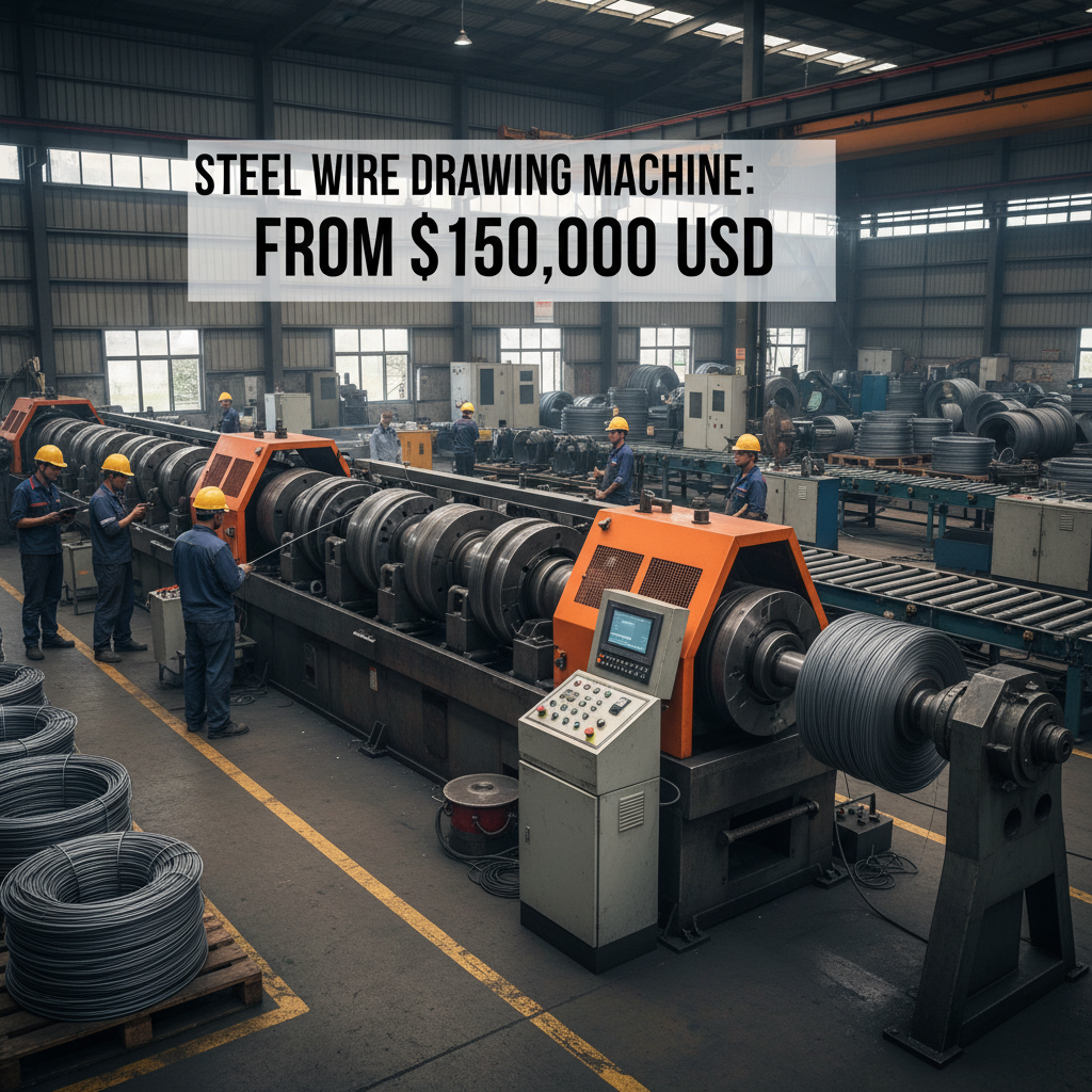 steel wire drawing machine price