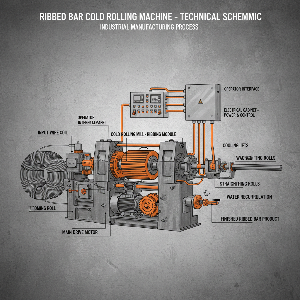 ribbed bar cold rolling machine