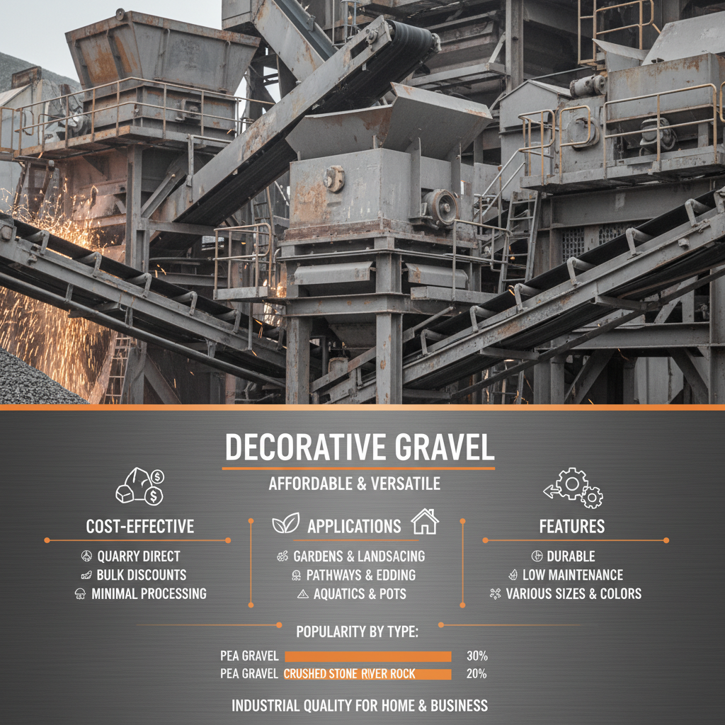 cheap decorative gravel