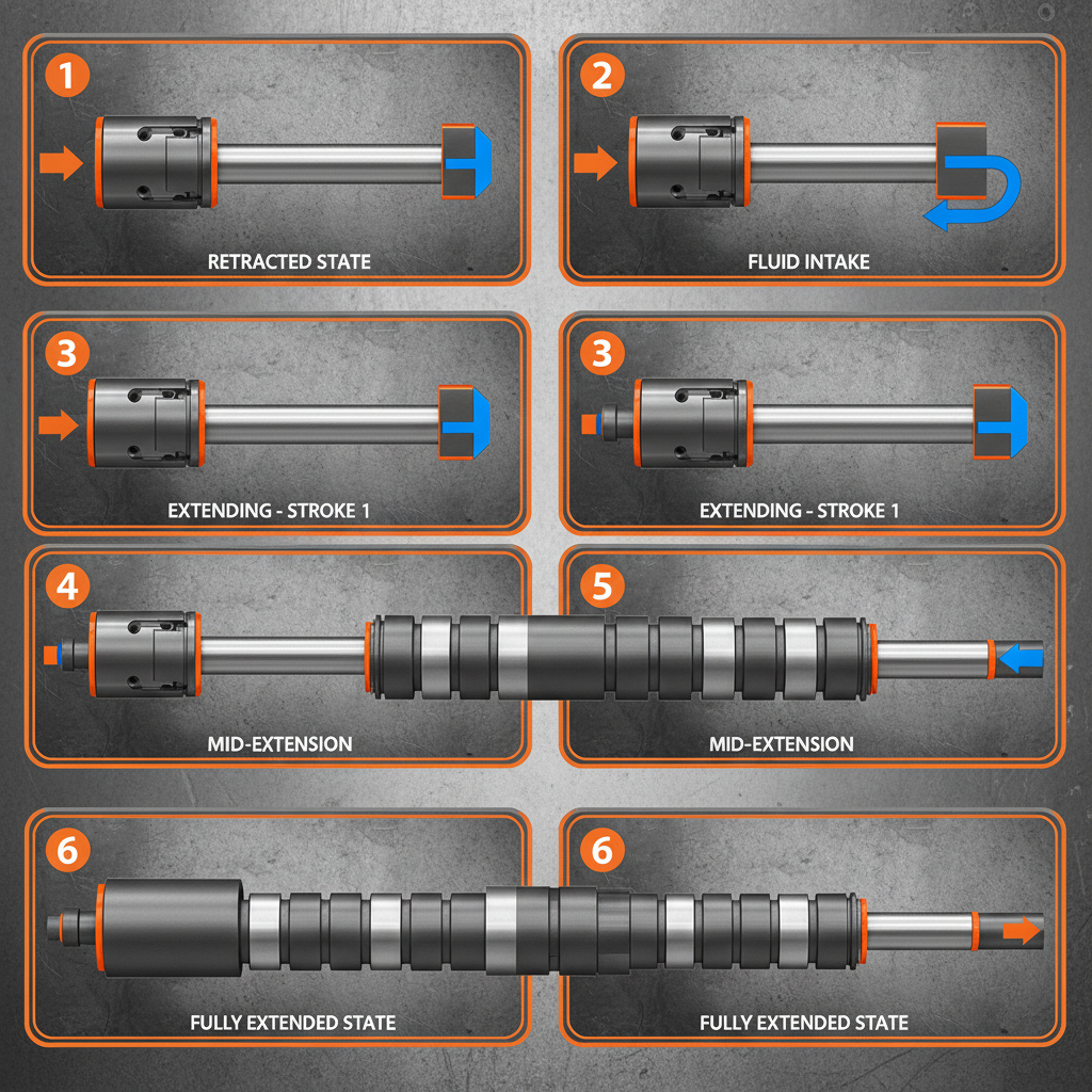 18 stroke hydraulic cylinder
