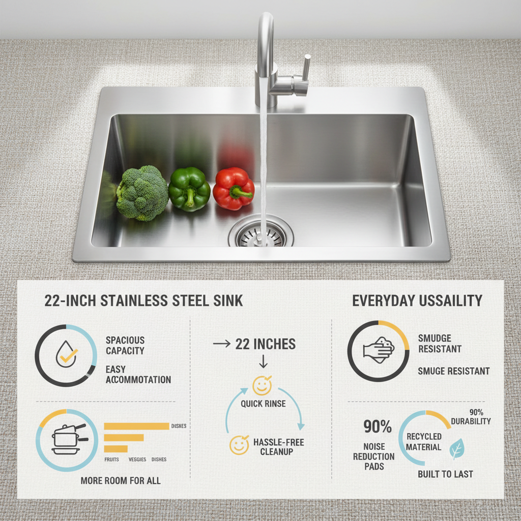 22 inch sink