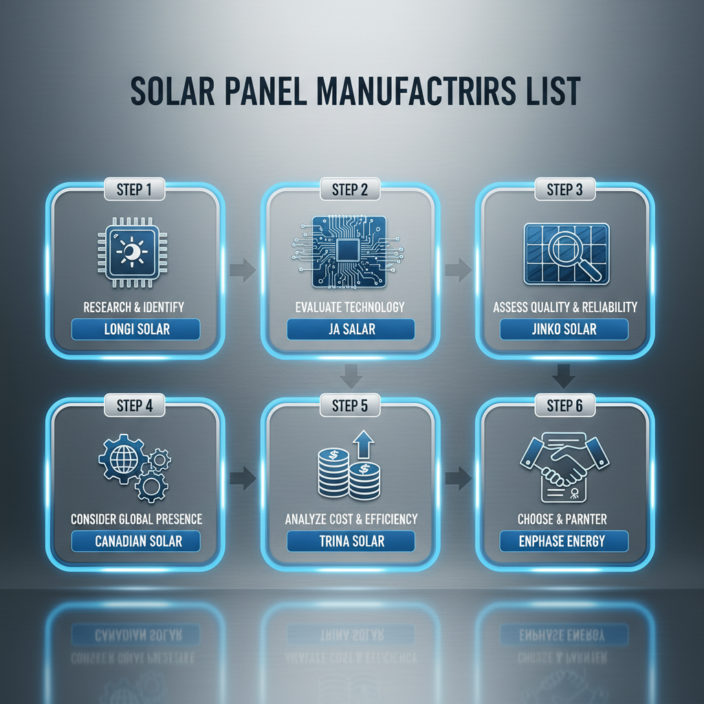 solar panel manufacturers list