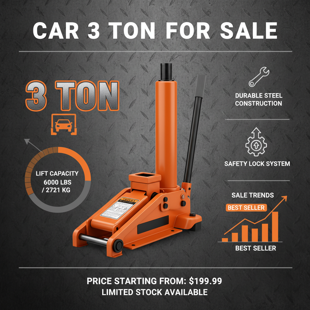 Find the Best Car Jack 3 Ton for Sale and Lift Safely