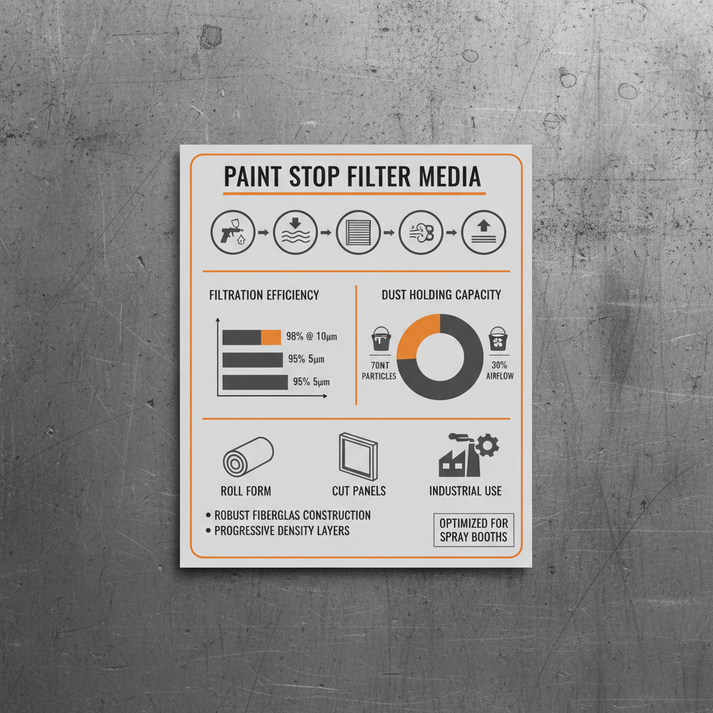 Comprehensive Guide to Paint Stop Filter Media for Optimal Spray Booth Performance