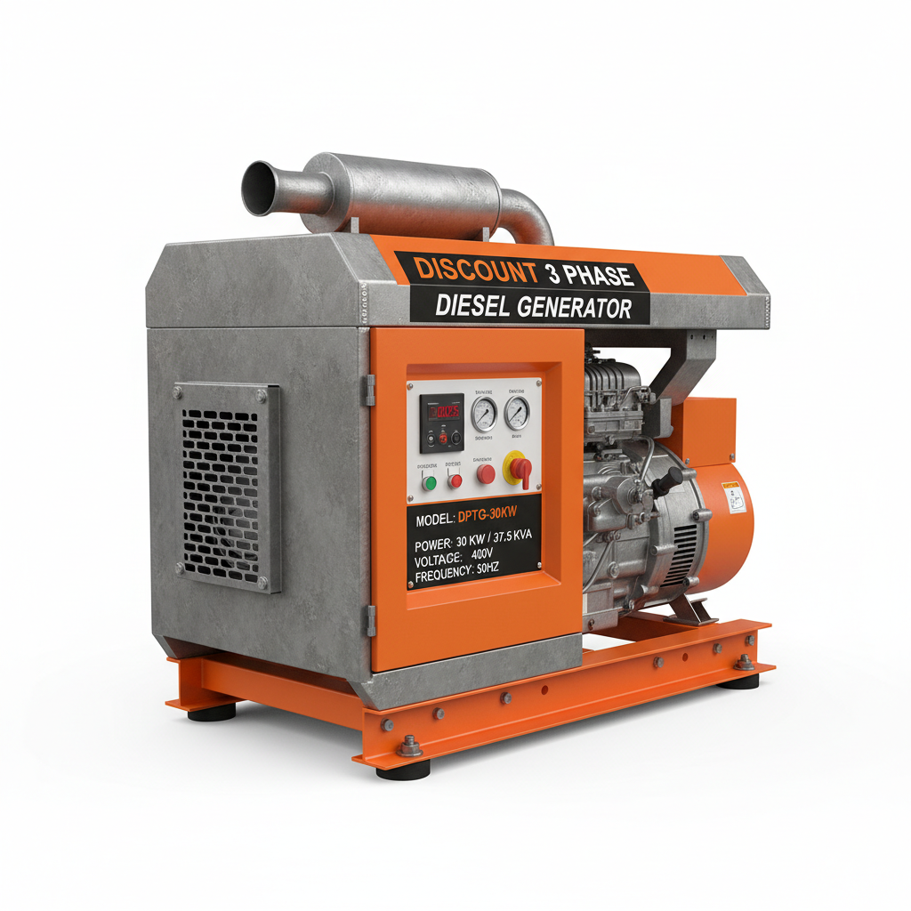 Discount 3 phase diesel generator