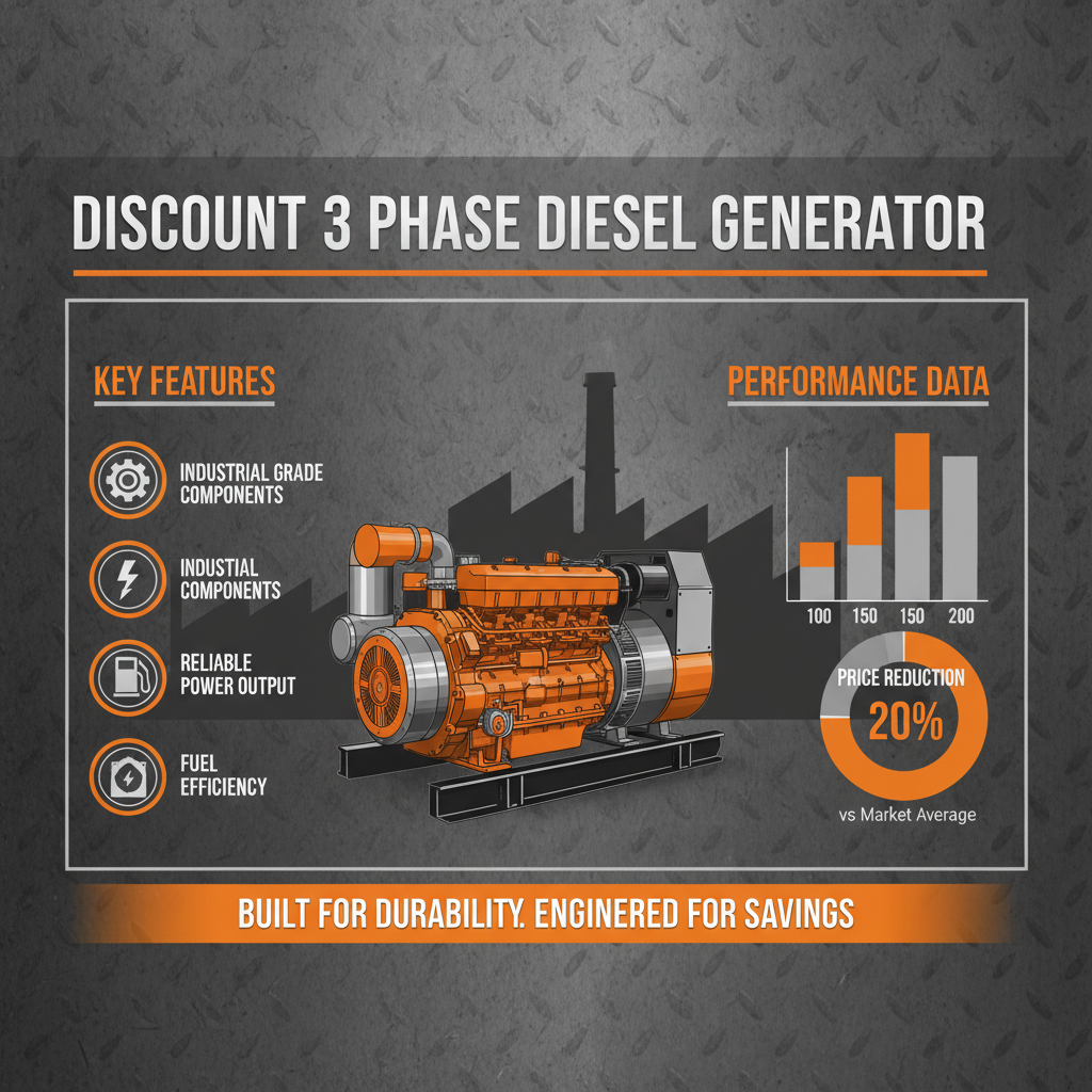 Discount 3 phase diesel generator