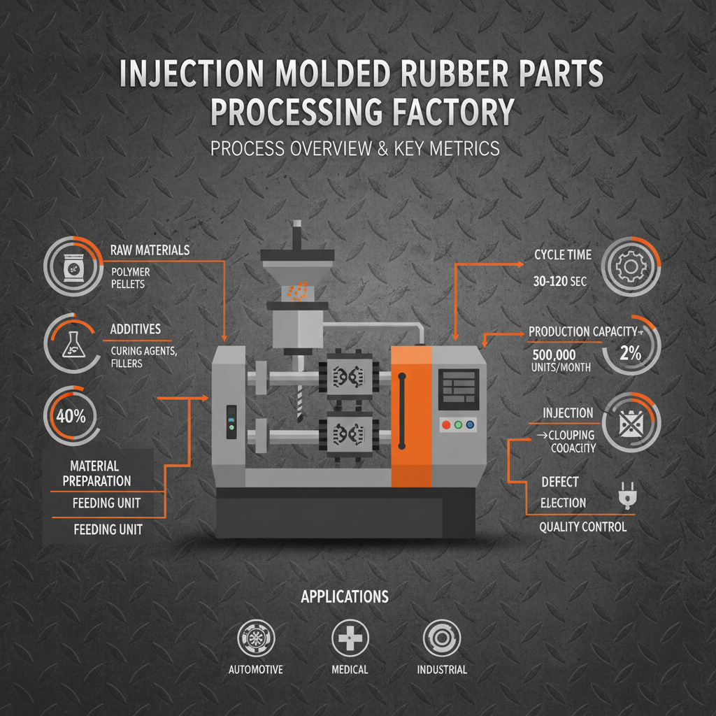 Injection molded rubber parts processing factory