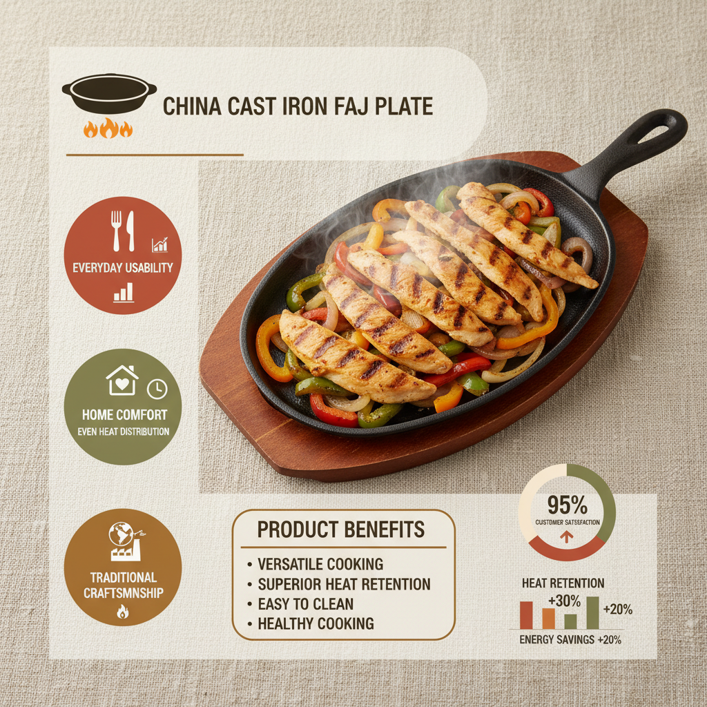 Elevate Your Dining Experience with China Cast Iron Fajita Plate Quality