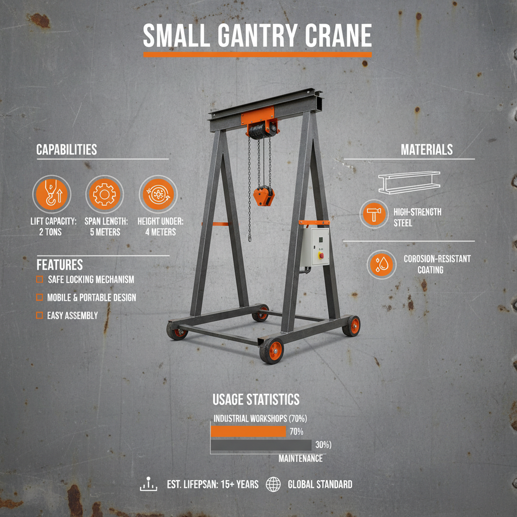 Comprehensive Guide to Small Gantry Cranes for Efficient Lifting Solutions