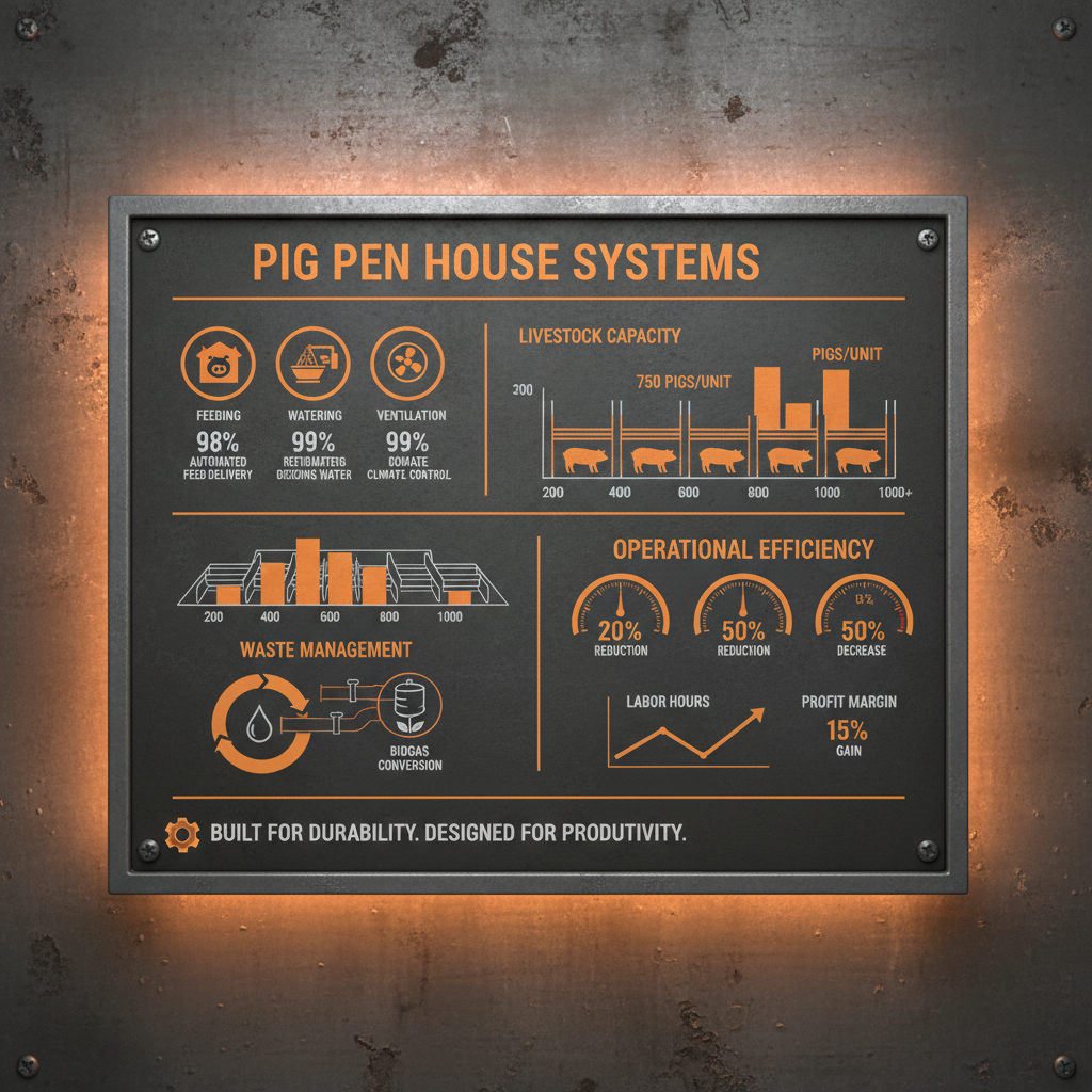 Designing the Perfect Pig Pen House for Optimal Animal Wellbeing and Farm Productivity