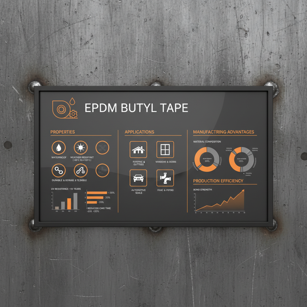 EPDM Butyl Tape A Comprehensive Guide to Features and Applications