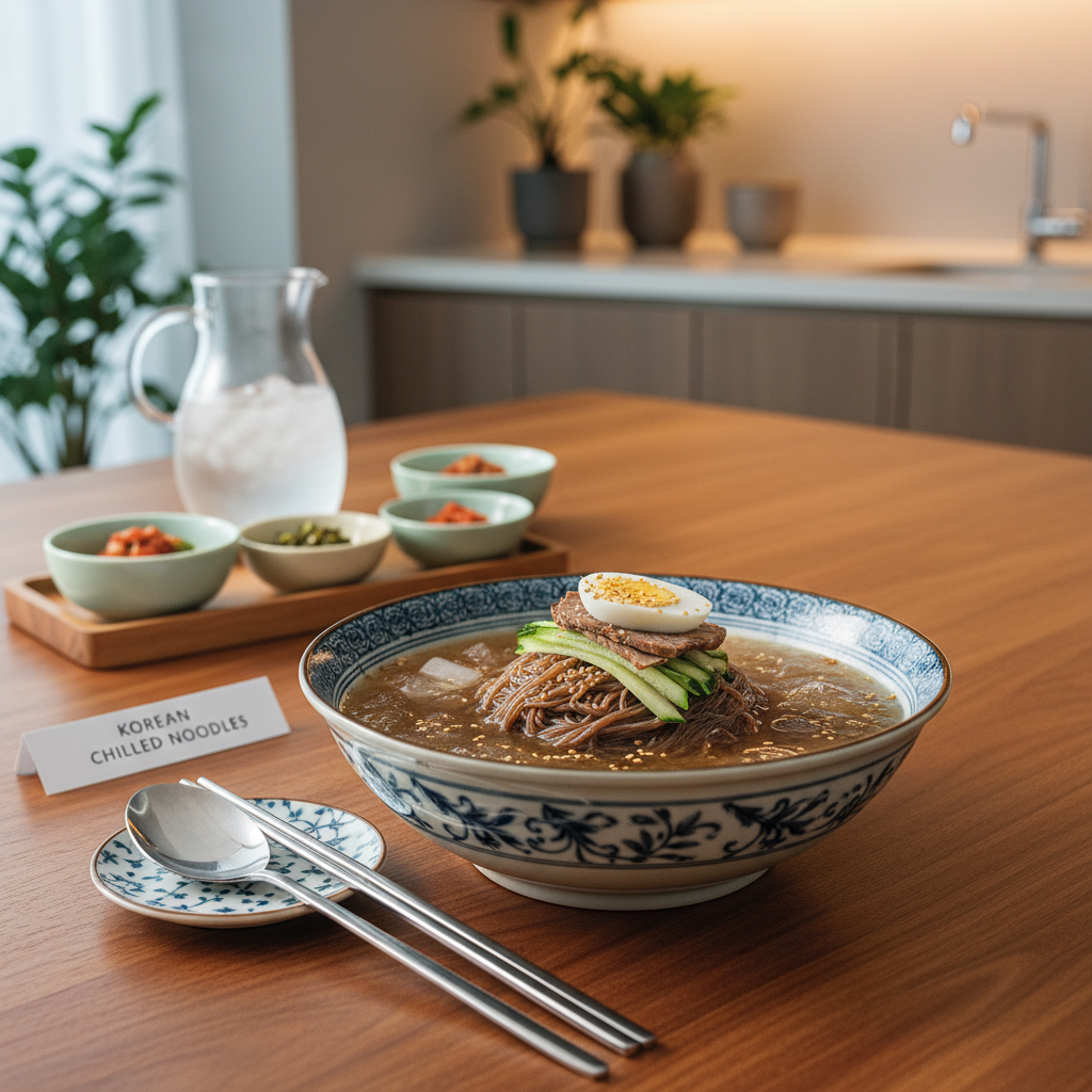 Discover the Refreshing World of Korean Cold Noodles Naengmyeon A Culinary Delight