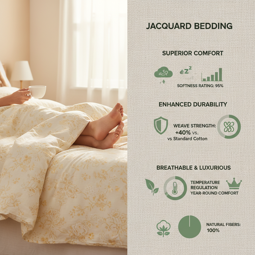 Indulge in the Luxurious Comfort of Jacquard Bed Sheets for a Restful Sleep