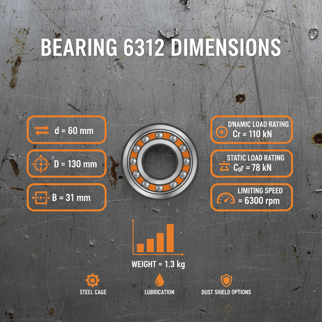 Comprehensive Guide to Bearing 6312 Dimensions and Industrial Applications