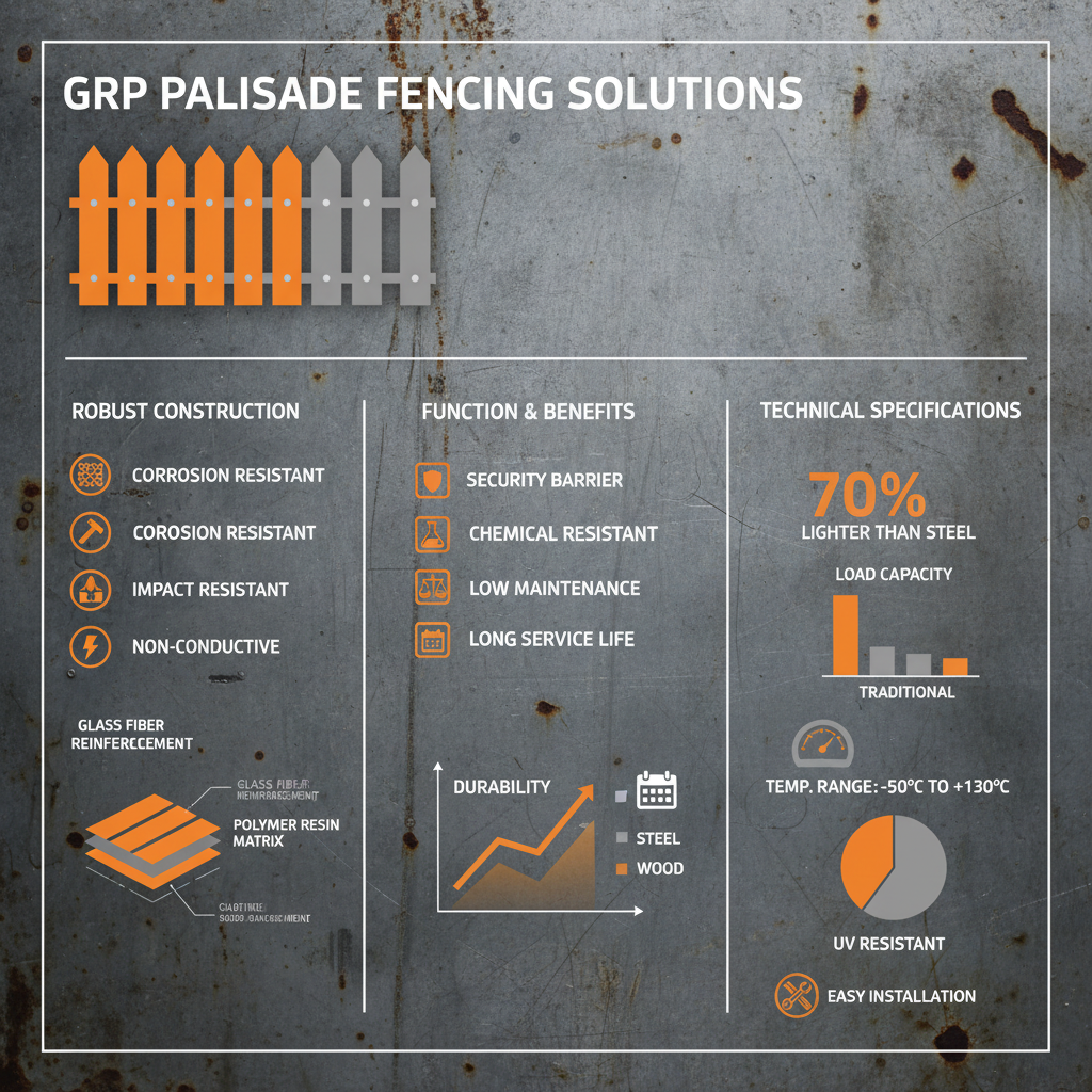 GRP Palisade Fence Solutions For Robust Perimeter Security