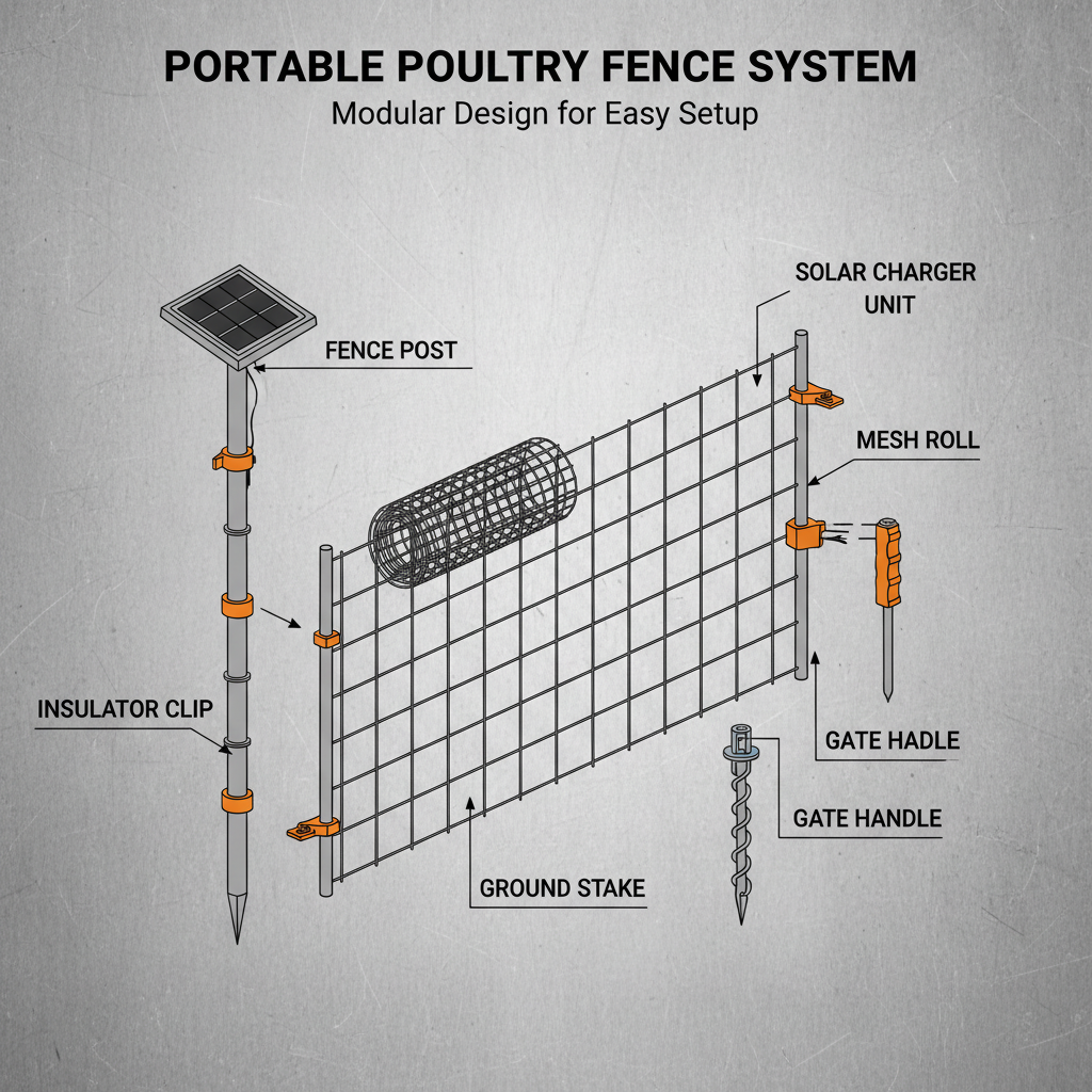 Comprehensive Guide to Choosing the Right Portable Poultry Fence Solutions