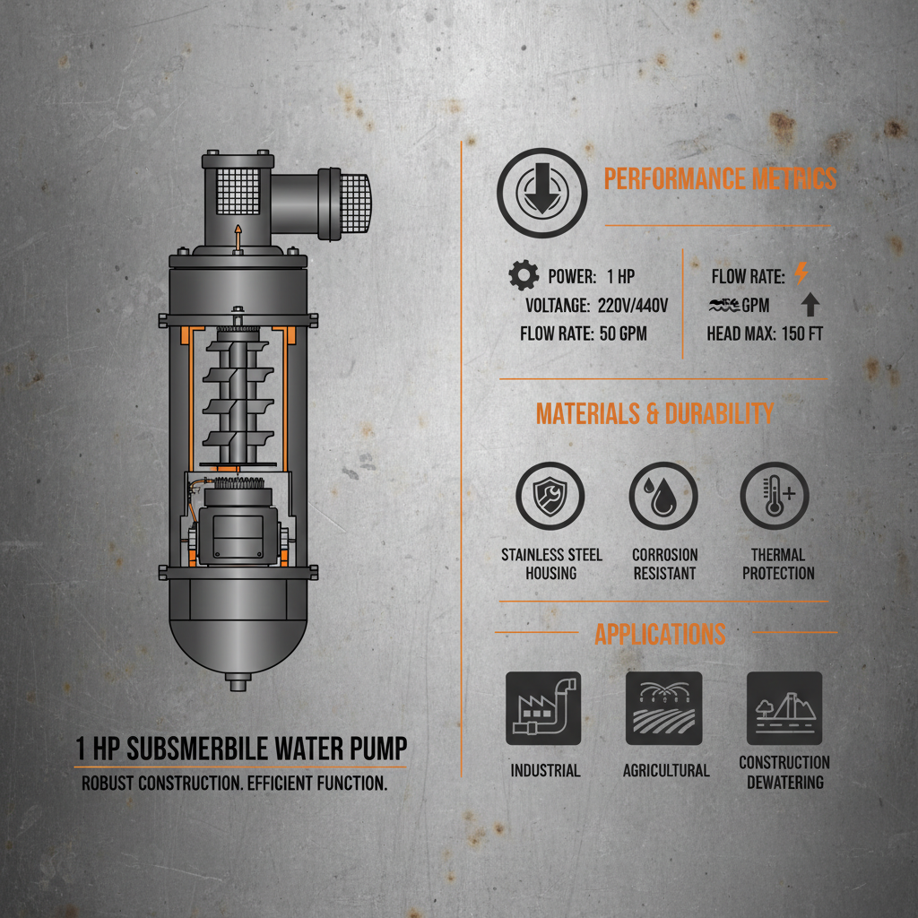 Choosing the Right 1hp Submersible Water Pump for Optimal Performance