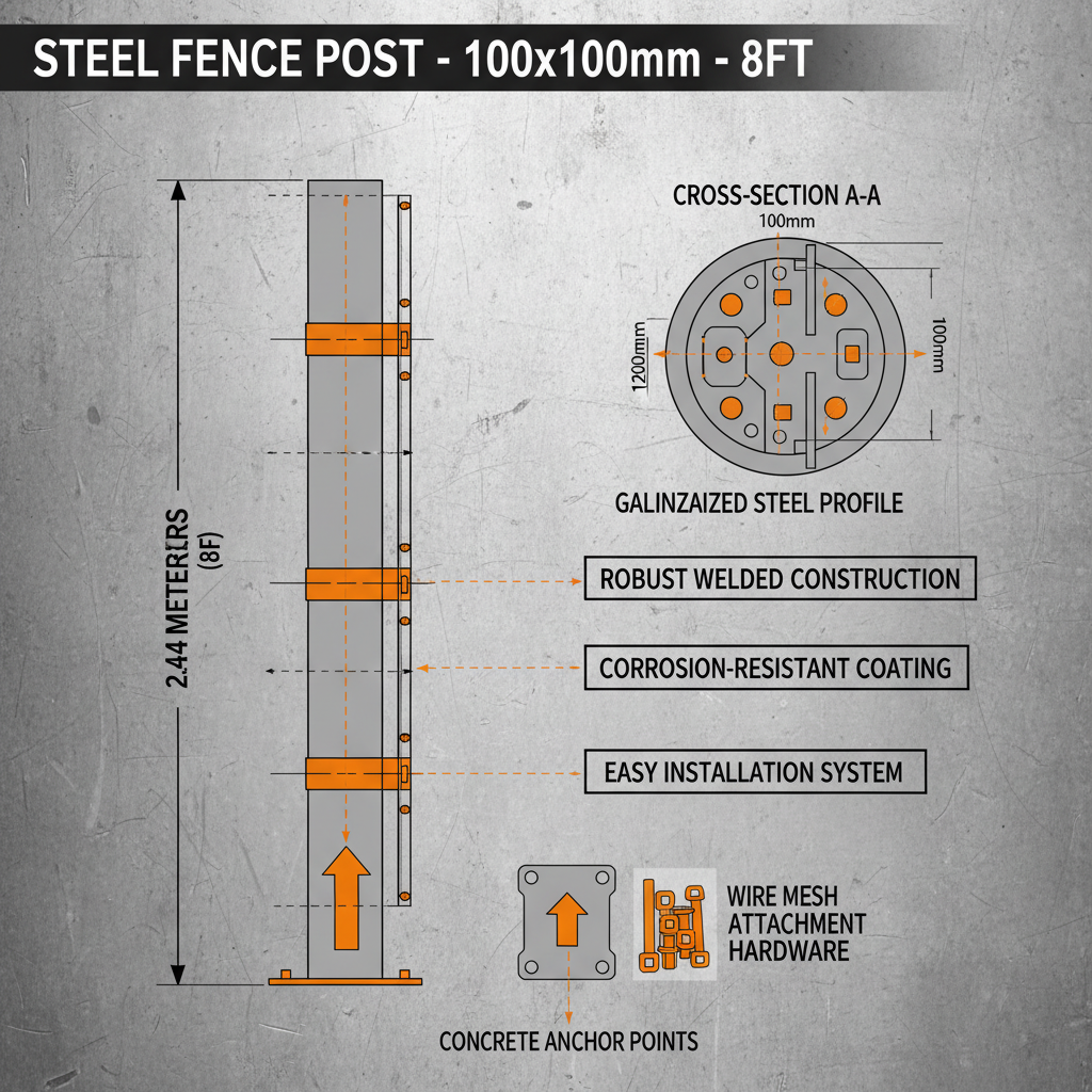Choosing the Right 8ft Fence Posts 100x100 for Stability and Longevity