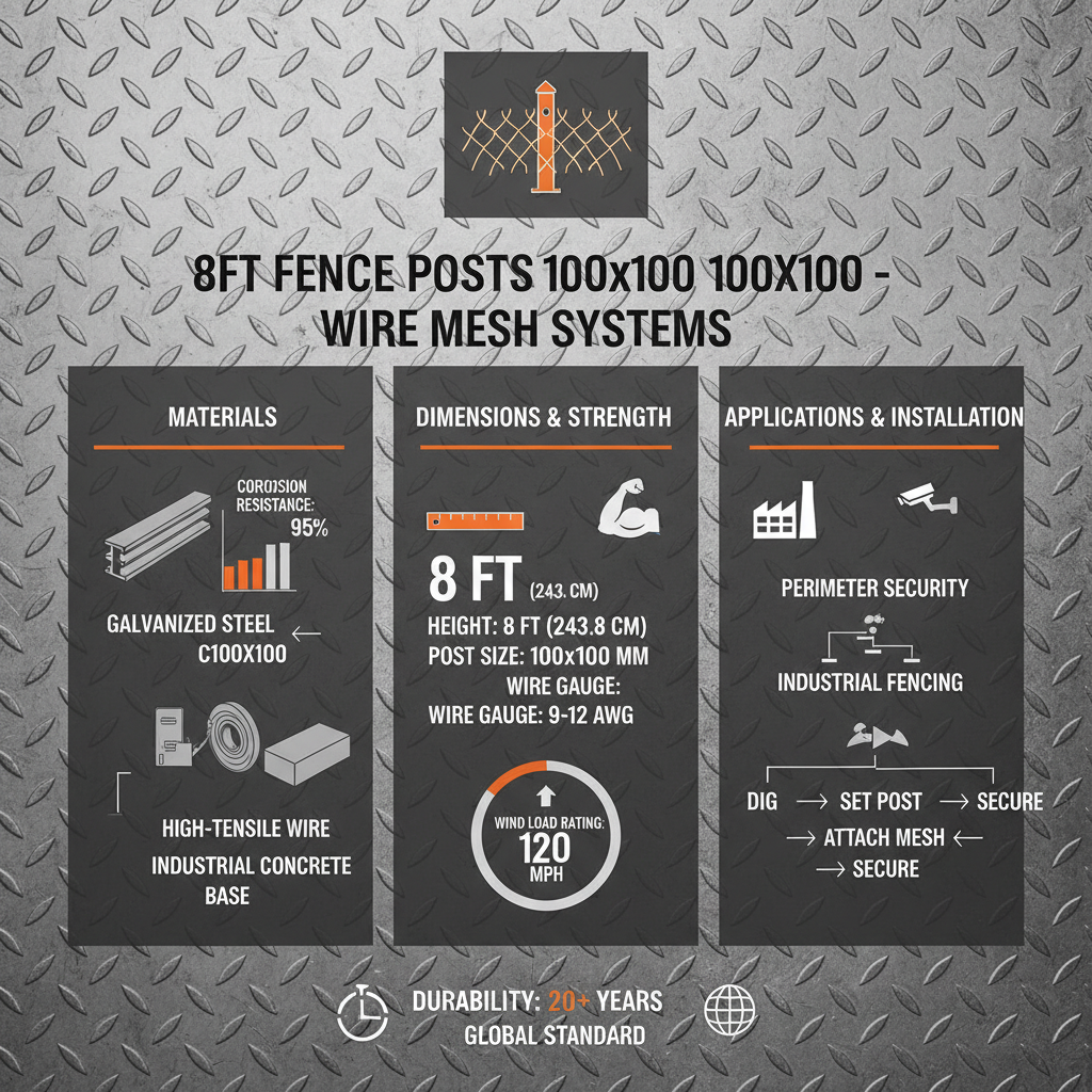 Choosing the Right 8ft Fence Posts 100x100 for Stability and Longevity