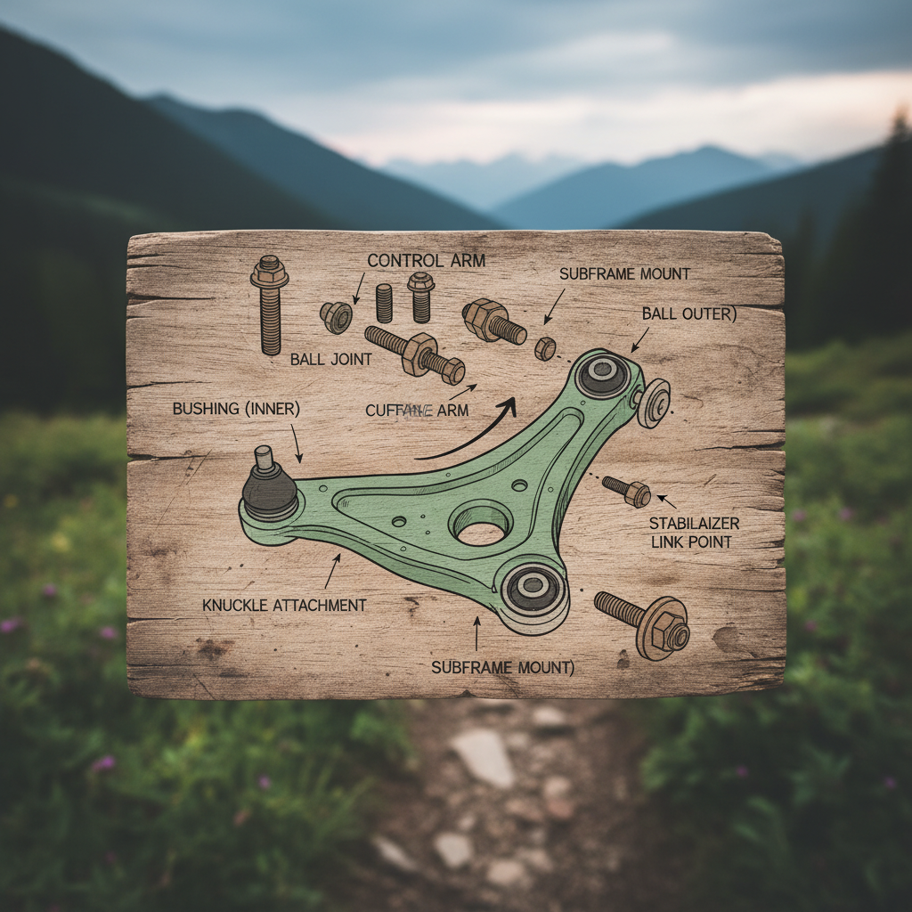 Understanding Car Control Arm Diagram Function and Replacement Solutions