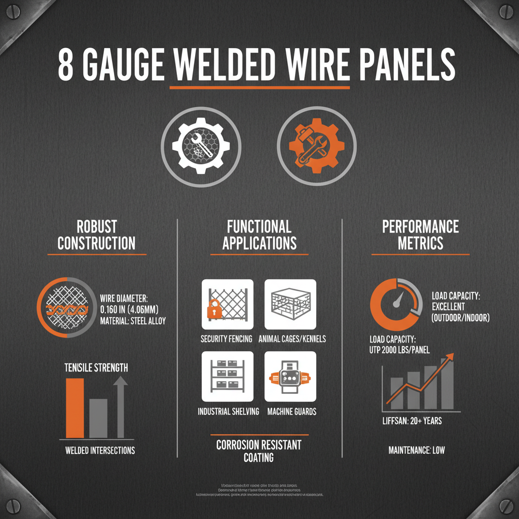 Comprehensive Guide to Durable 8 Gauge Welded Wire Panels for Various Applications