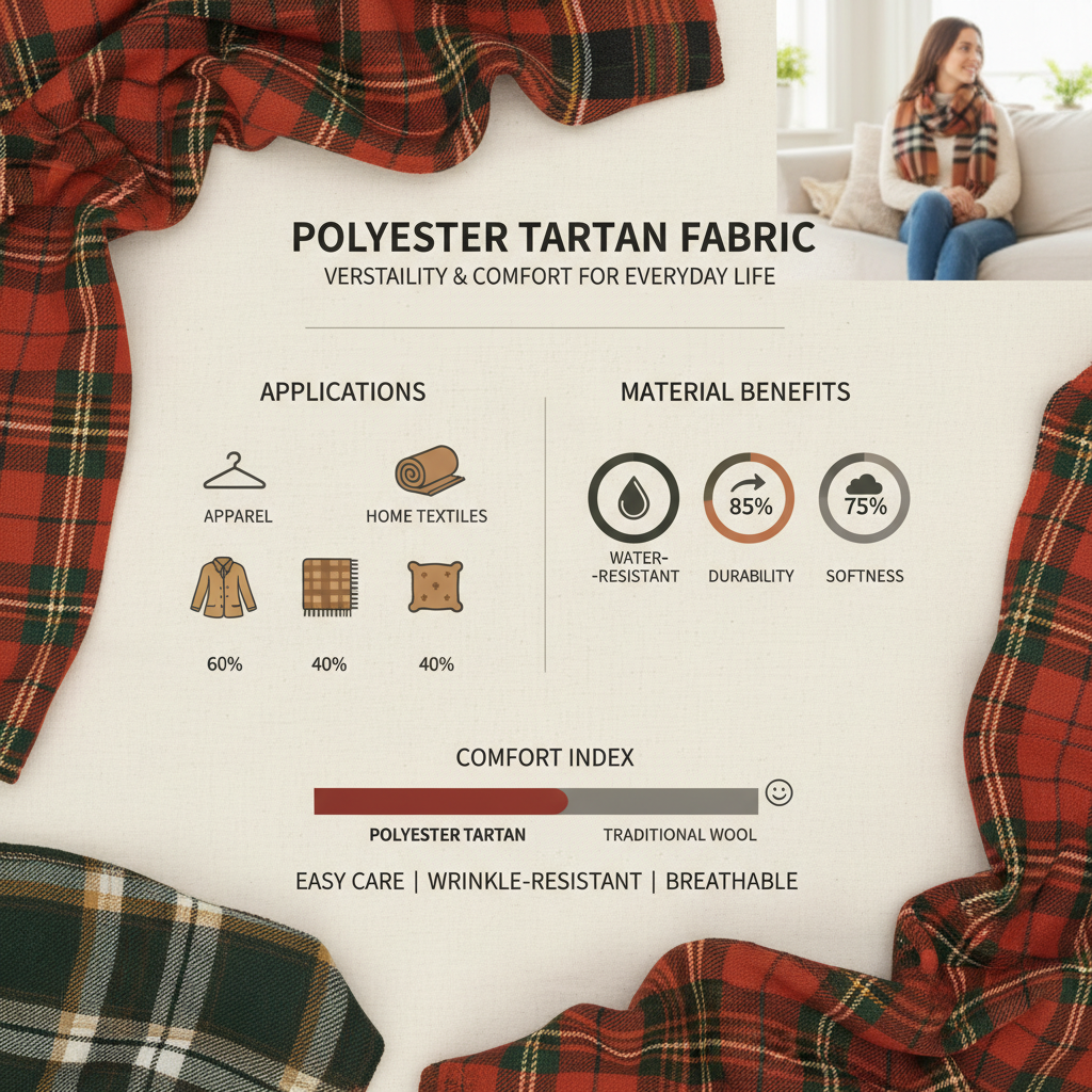 Exploring the Versatility of Polyester Tartan Fabric for Fashion and Home Decor