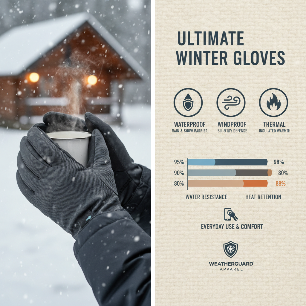 Essential Waterproof Windproof Thermal Gloves for Cold Weather Protection Essential Waterproof Windproof Thermal Gloves for Cold Weather Protection