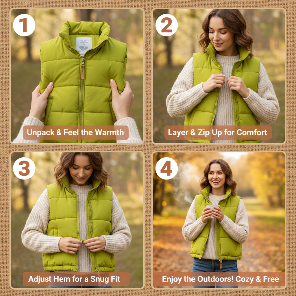 Stay Warm and Stylish with a Lime Green Winter Vest This Season