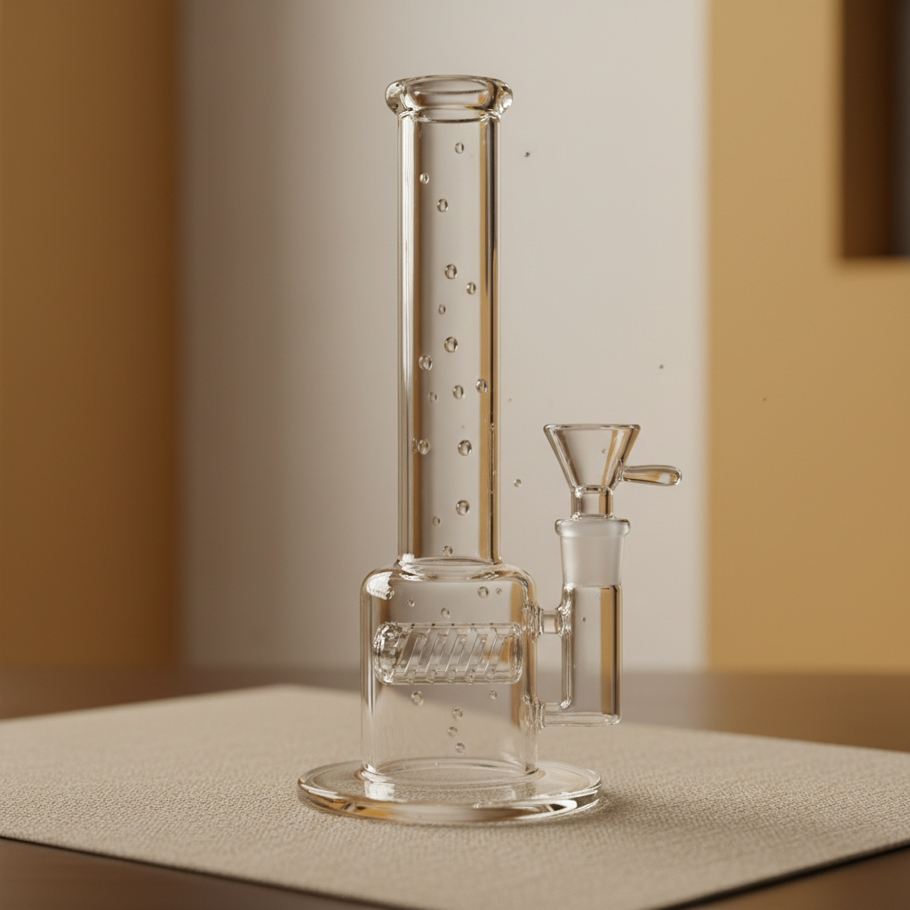 Discover the Benefits of a Straight Tube Bong with Inline Perc for Smooth Hits