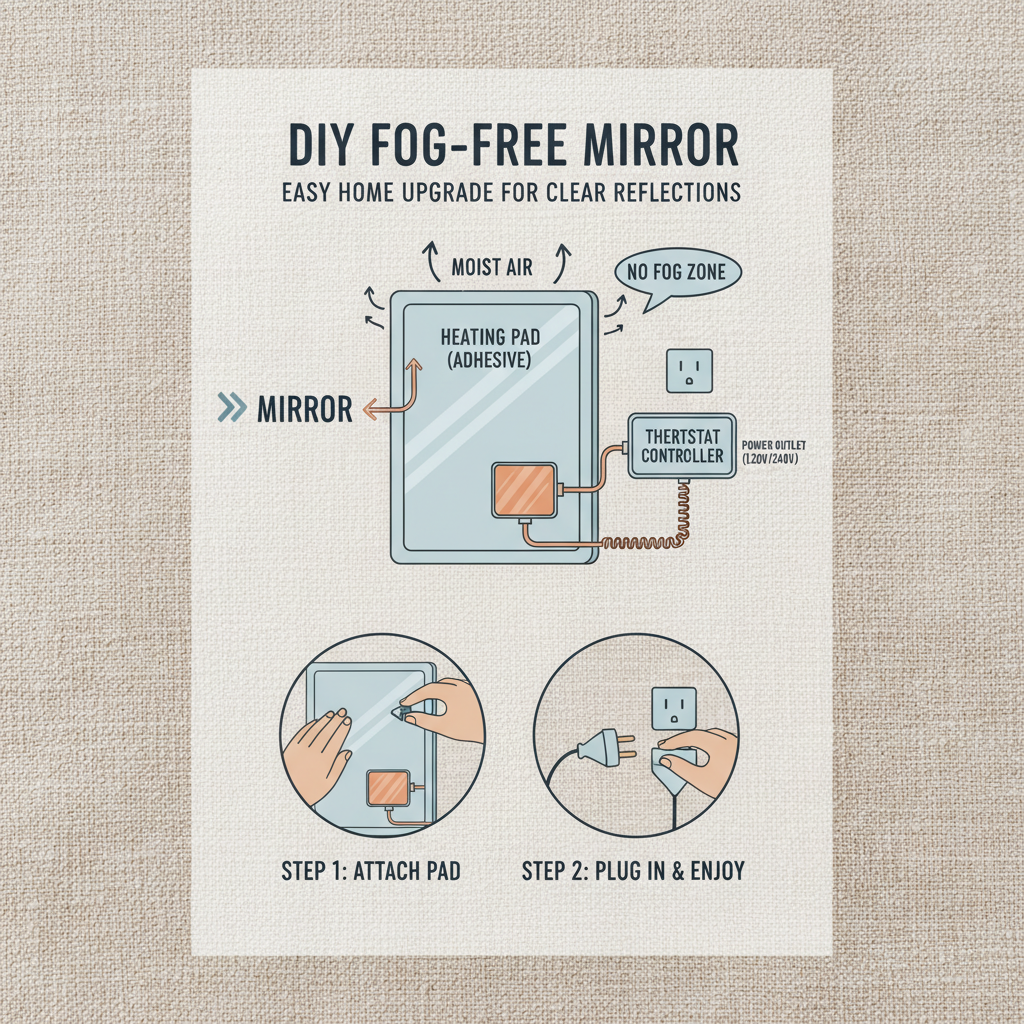 Achieve a Crystal Clear View with a DIY Fog Free Mirror Guide Achieve a Crystal Clear View with a DIY Fog Free Mirror Guide