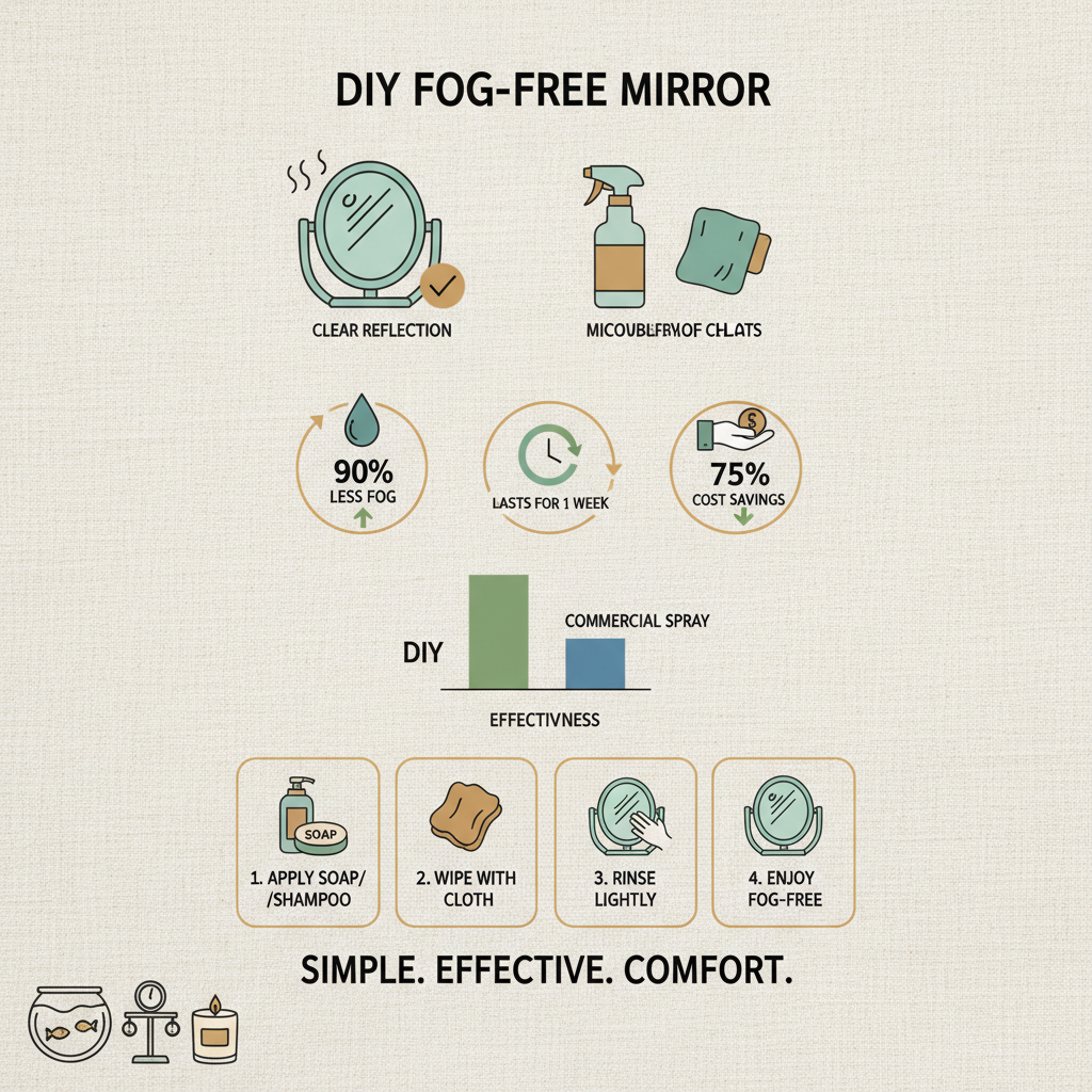 Achieve a Crystal Clear View with a DIY Fog Free Mirror Guide Achieve a Crystal Clear View with a DIY Fog Free Mirror Guide