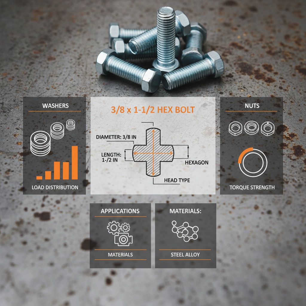 Comprehensive Guide to the 3/8 x 1 1/2 Hex Bolt Specifications and Applications
