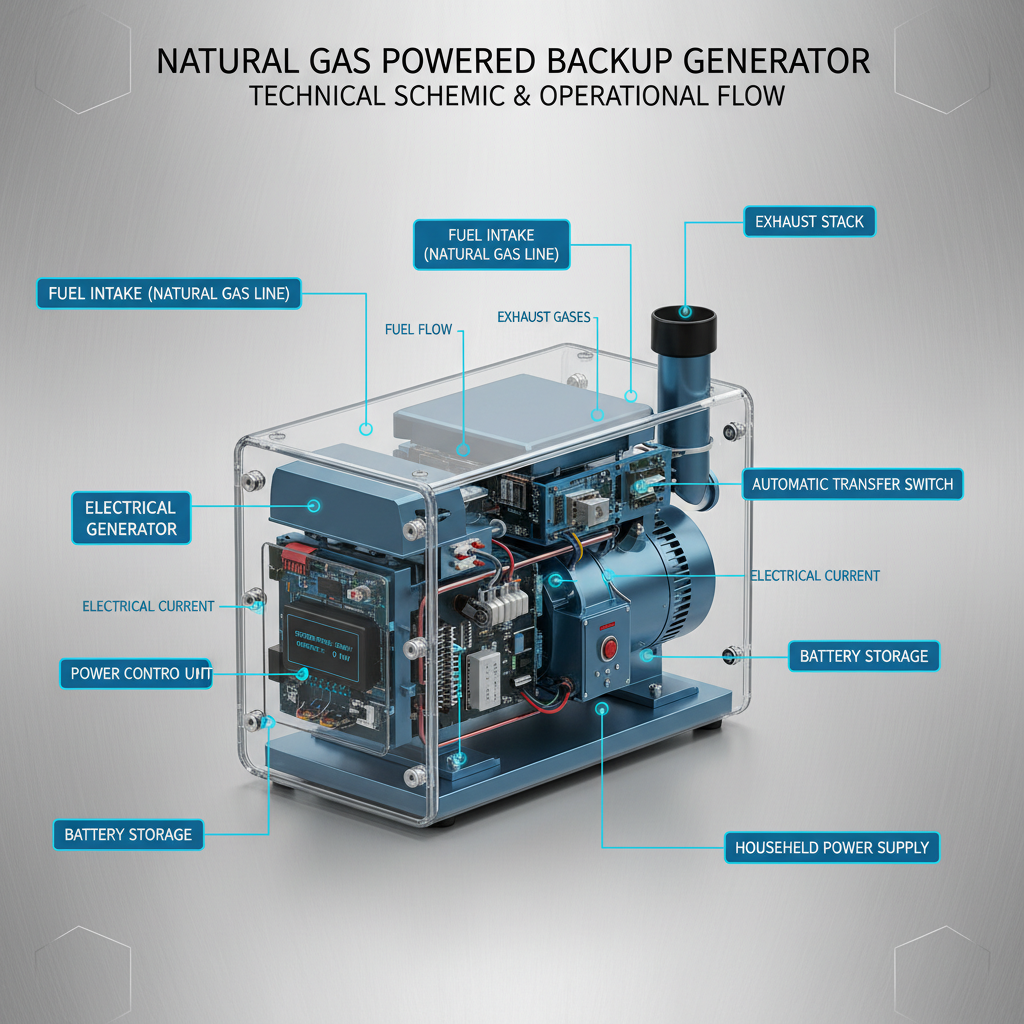 Choosing the Ideal Natural Gas Powered Backup Generator for Reliable Power