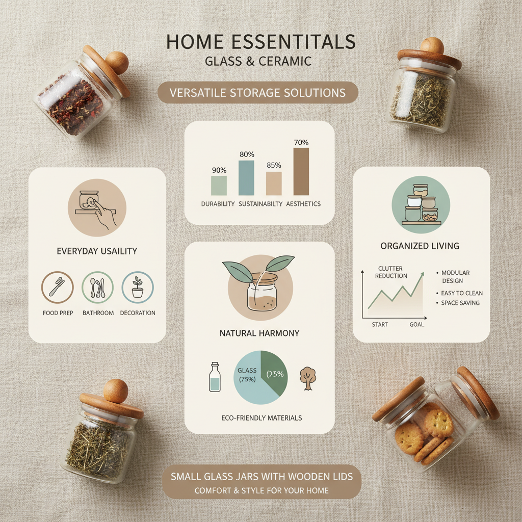 Discover the Charm of Small Glass Jars with Wooden Lids for Your Products