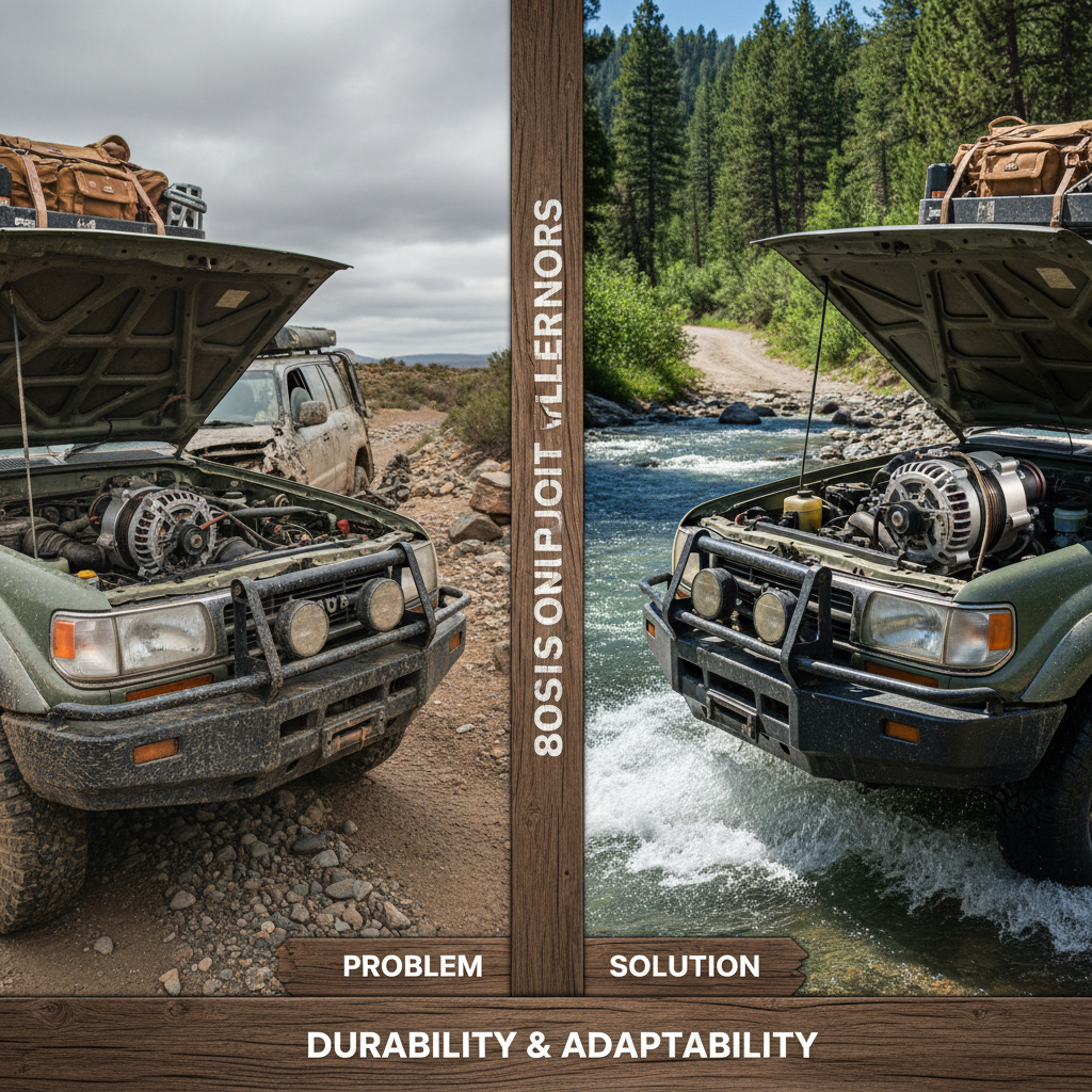 Maximize Vehicle Power with the Robust 80 Series High Output Alternator